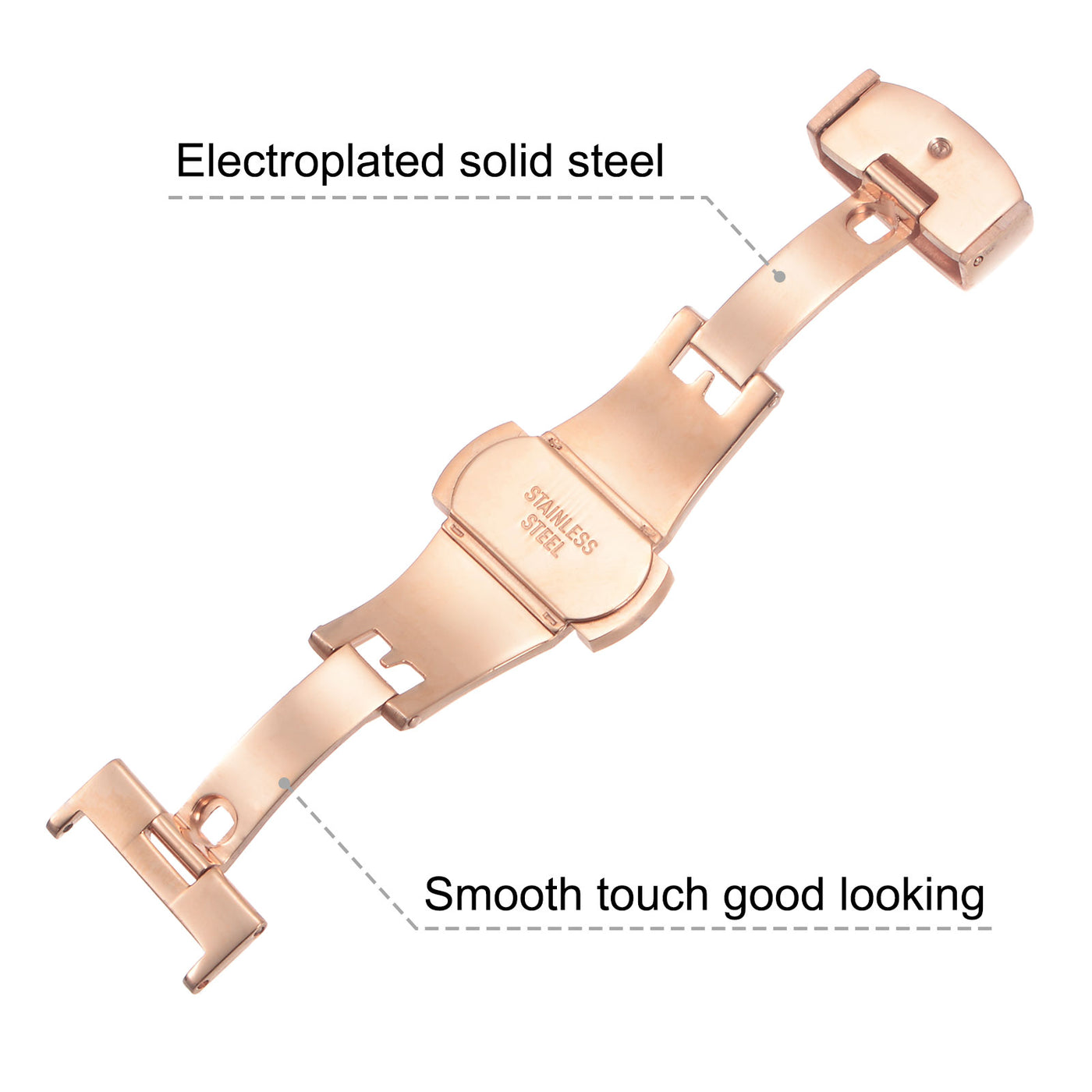 Harfington Folding Watch Clasp Push Button for Watchband