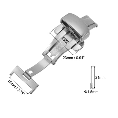 Harfington Folding Watch Clasp Push Button for Watchband