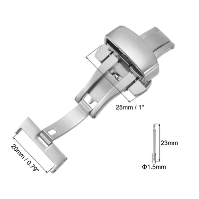 Harfington Folding Watch Clasp Push Button for Watchband