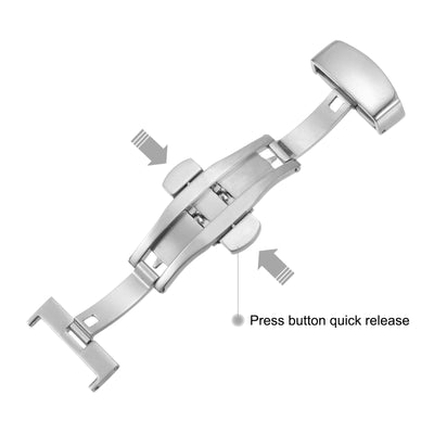 Harfington Folding Watch Clasp Push Button for Watchband