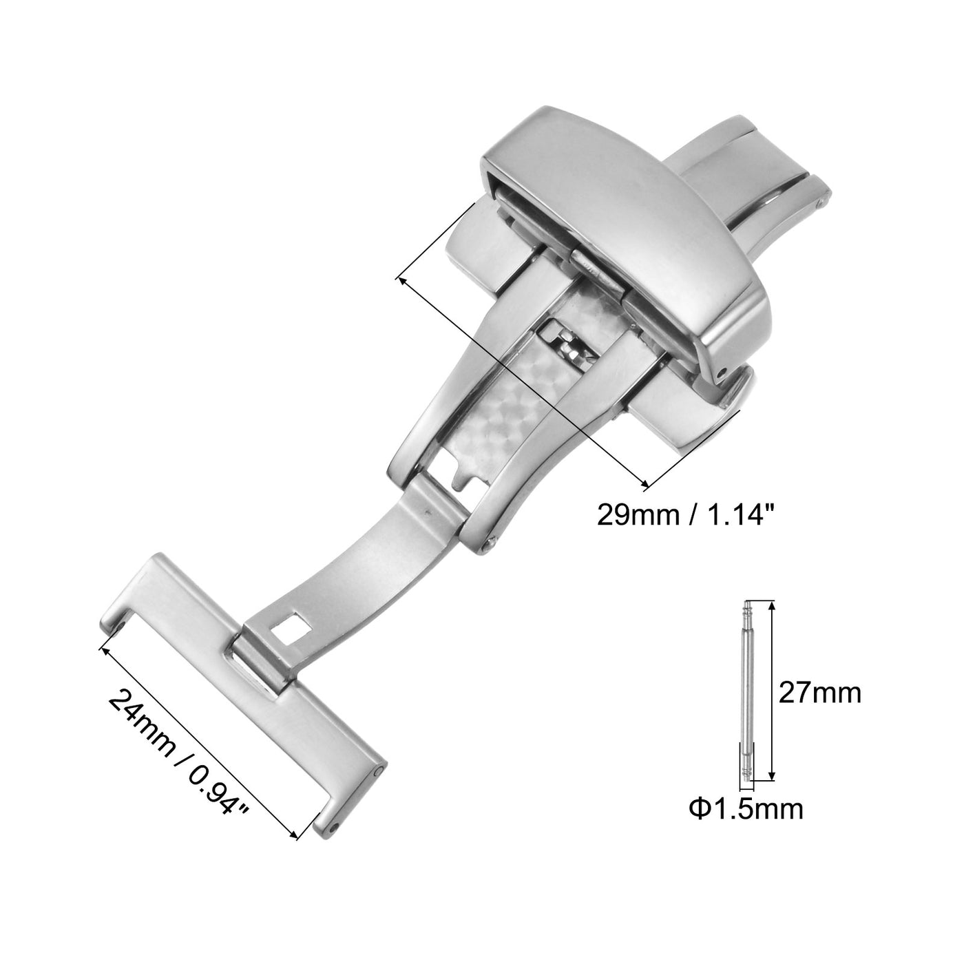 Harfington Folding Watch Clasp Push Button for Watchband