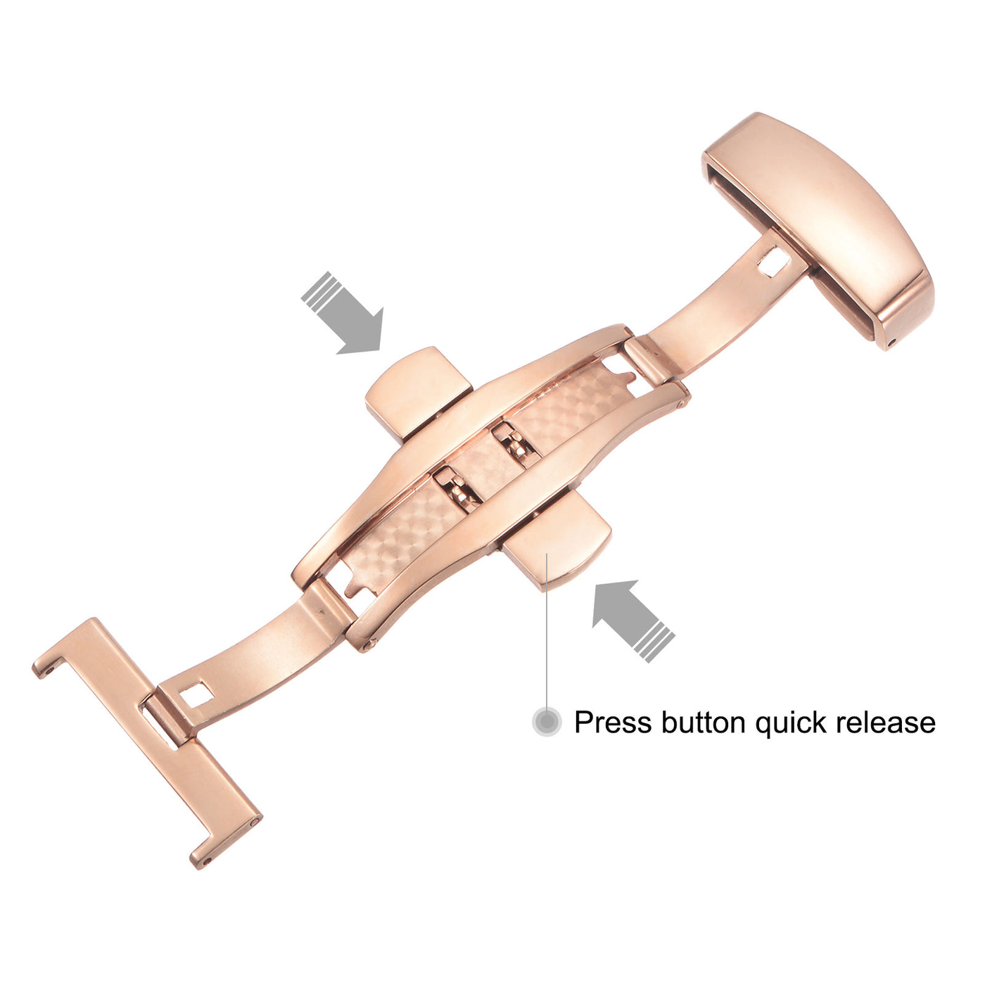 Harfington Folding Watch Clasp Push Button for Watchband