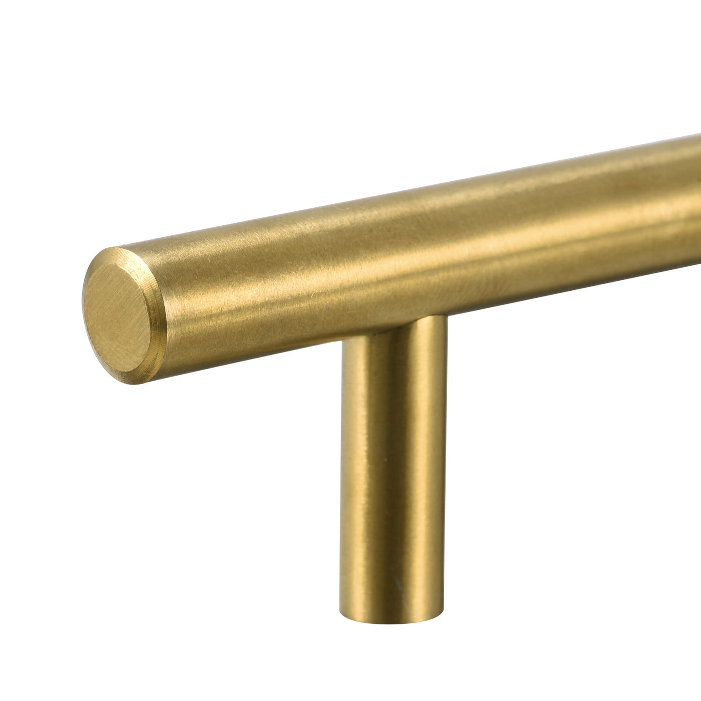 uxcell Uxcell T Bar Pull Handle, 16"(400mm) Length 10mm Dia Stainless Steel Cabinet Pulls 10"(256mm) Hole Center Distance Gold Tone