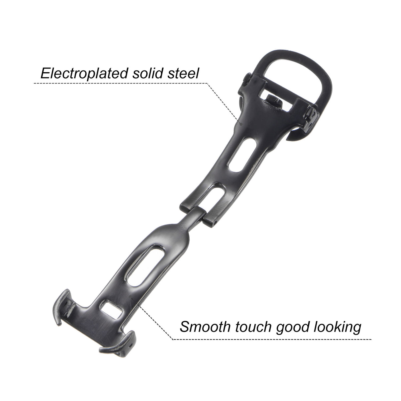 Harfington Fold Watch Clasp Push Button for Watch Strap with Pin
