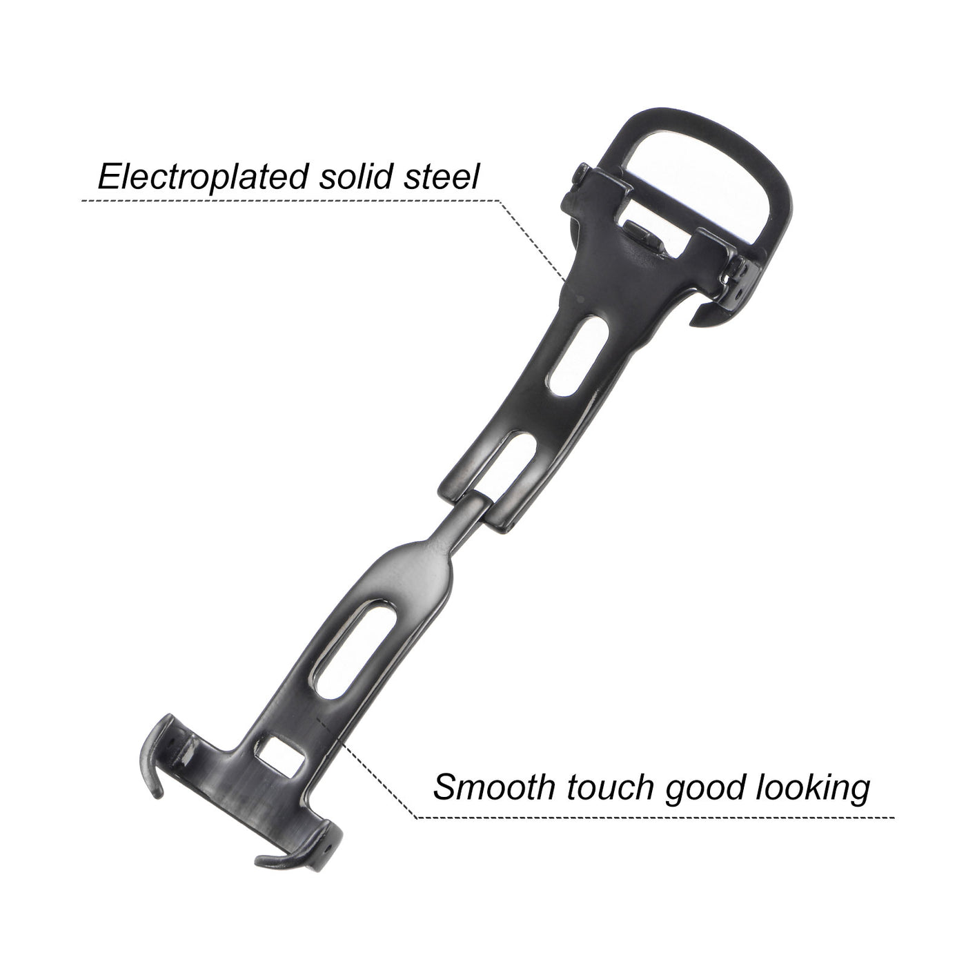 Harfington Fold Watch Clasp Push Button for Watch Strap with Pin