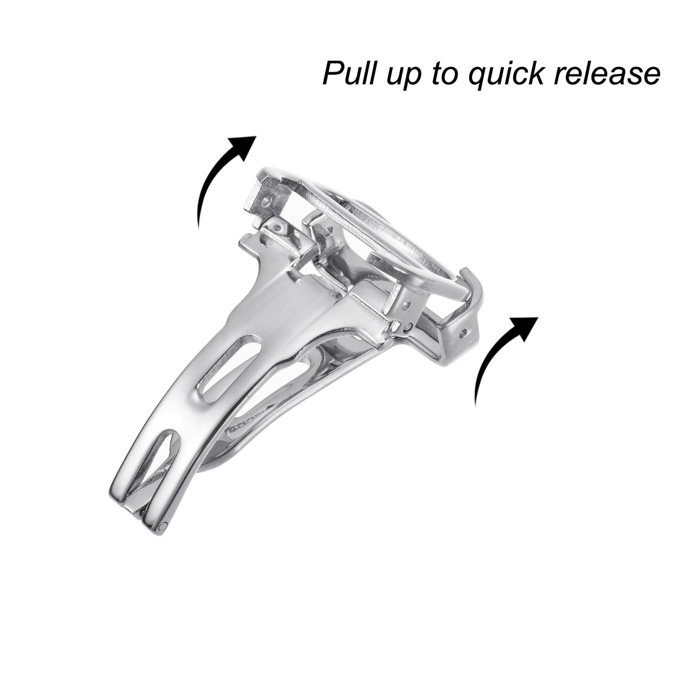 Harfington Fold Watch Clasp Push Button for Watch Strap with Pin