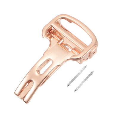 Harfington Fold Watch Clasp Push Button for Watch Strap with Pin