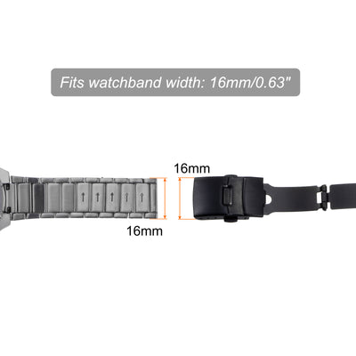 Harfington Fold Watch Deployment Clasp for Leather Watch Strap