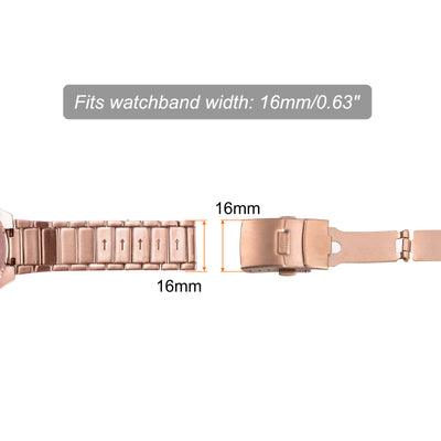 Harfington Fold Watch Deployment Clasp for Leather Watch Strap
