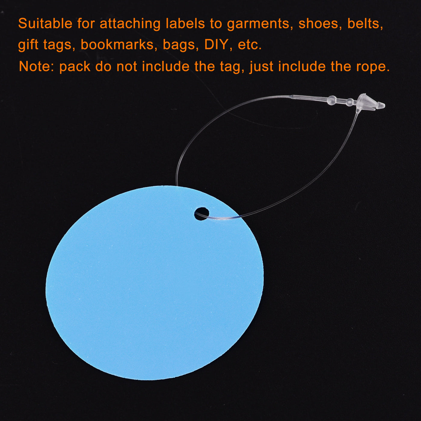 Harfington Snap Lock Pins Loop Price Tag Fastener Plastic Tags