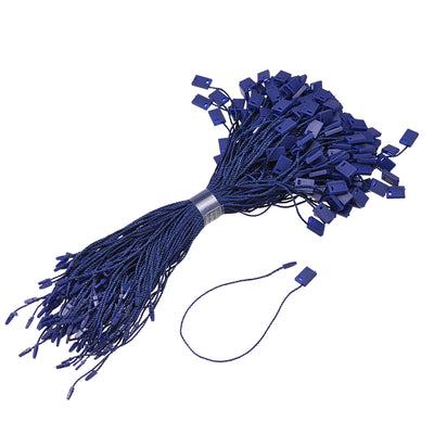 Harfington Hang Tag String Snap Lock Price Tag Fastener Ties Blue 7 Inch 1000pcs