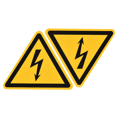 Harfington electrical shock Warning Sign Self Adhesive