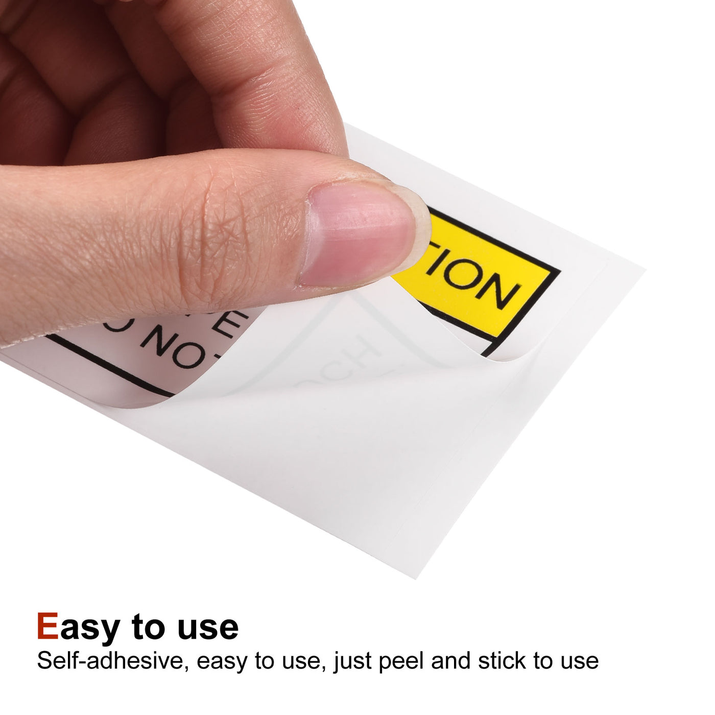 Harfington Rectangle High Temperatures Warning Sign Word