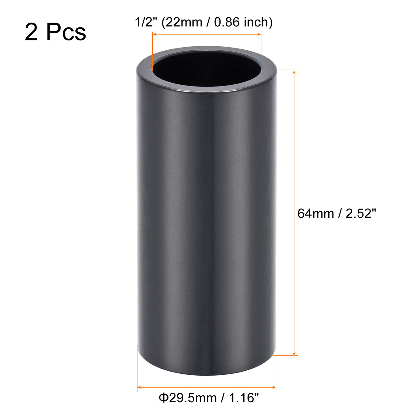 Harfington UPVC Pipe Fitting Straight Coupling Joint Connectors