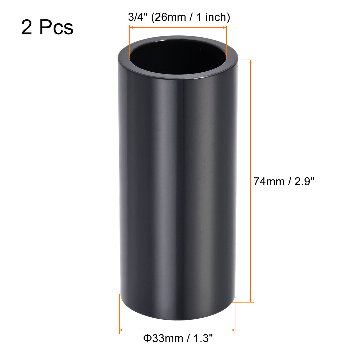Harfington UPVC Pipe Fitting Straight Coupling Joint Connectors