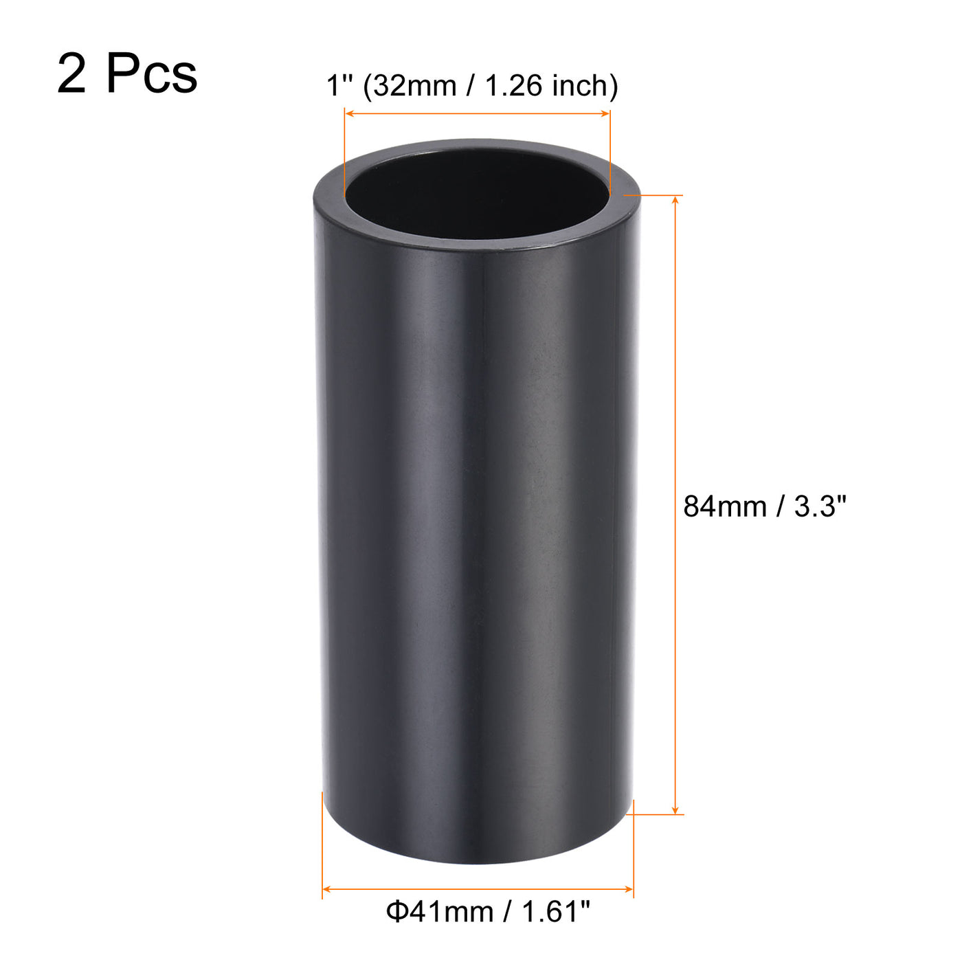 Harfington UPVC Pipe Fitting Straight Coupling Joint Connectors