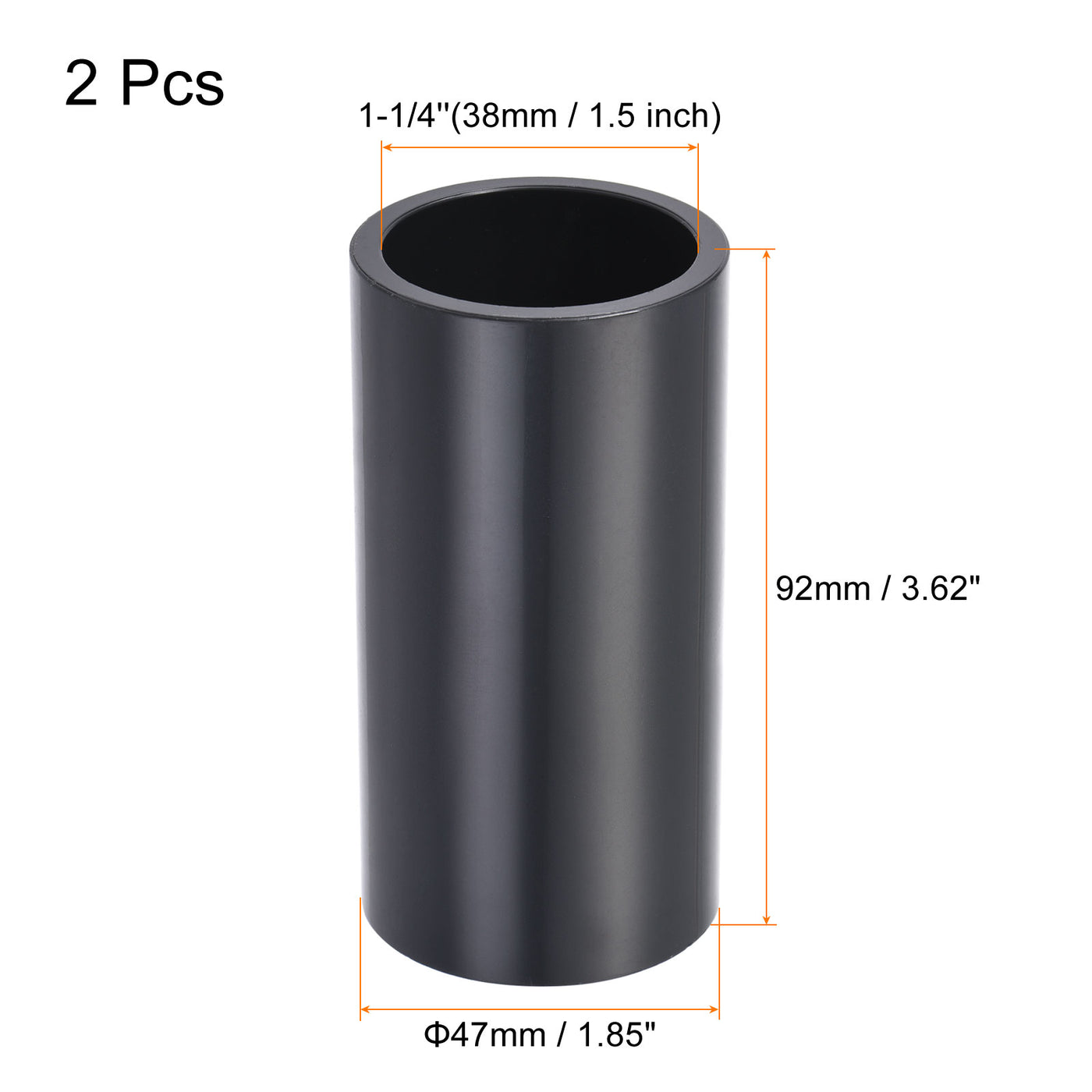 Harfington UPVC Pipe Fitting Straight Coupling Joint Connectors