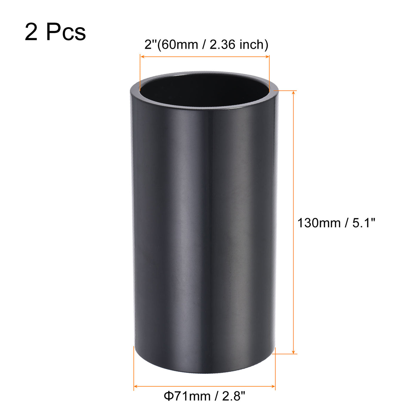 Harfington UPVC Pipe Fitting Straight Coupling Joint Connectors