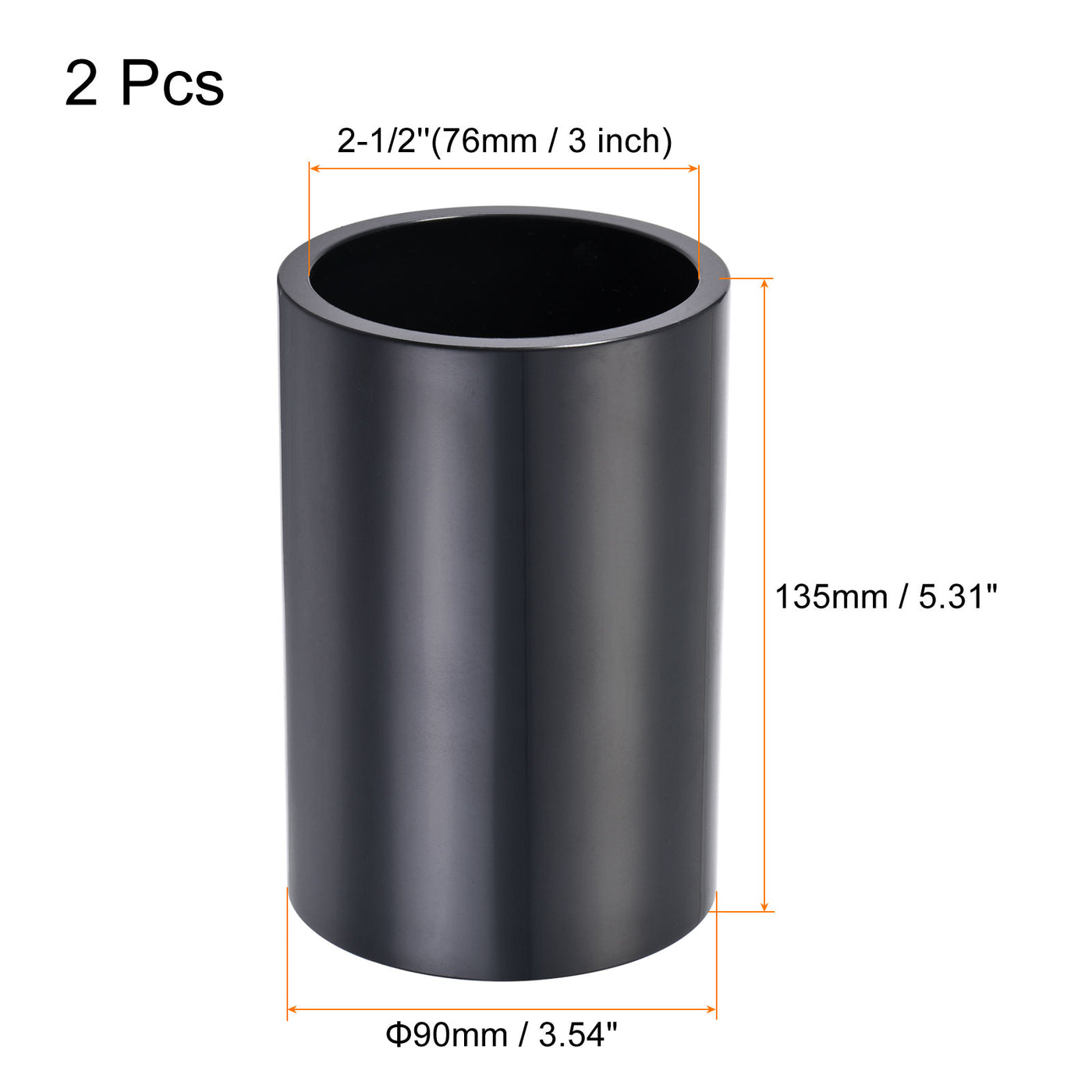 Harfington UPVC Pipe Fitting Straight Coupling Joint Connectors