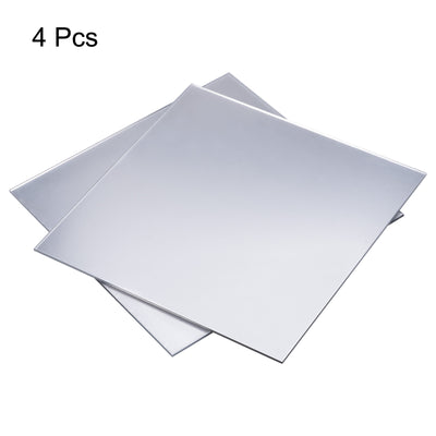 Harfington Uxcell Flexible Mirror Sheets Acrylic Self Adhesive Non Glass Wall Sticker