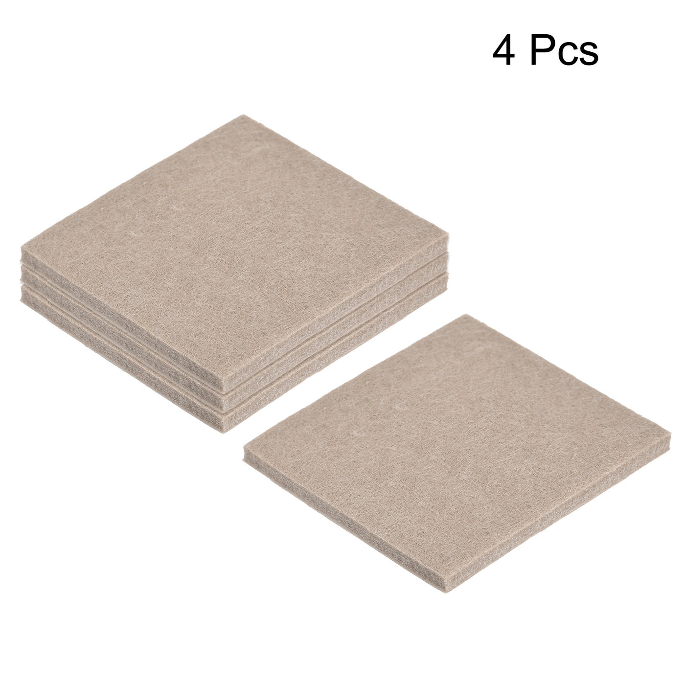 uxcell Uxcell Self Adhesive Square Furniture Felt Pads for Floor