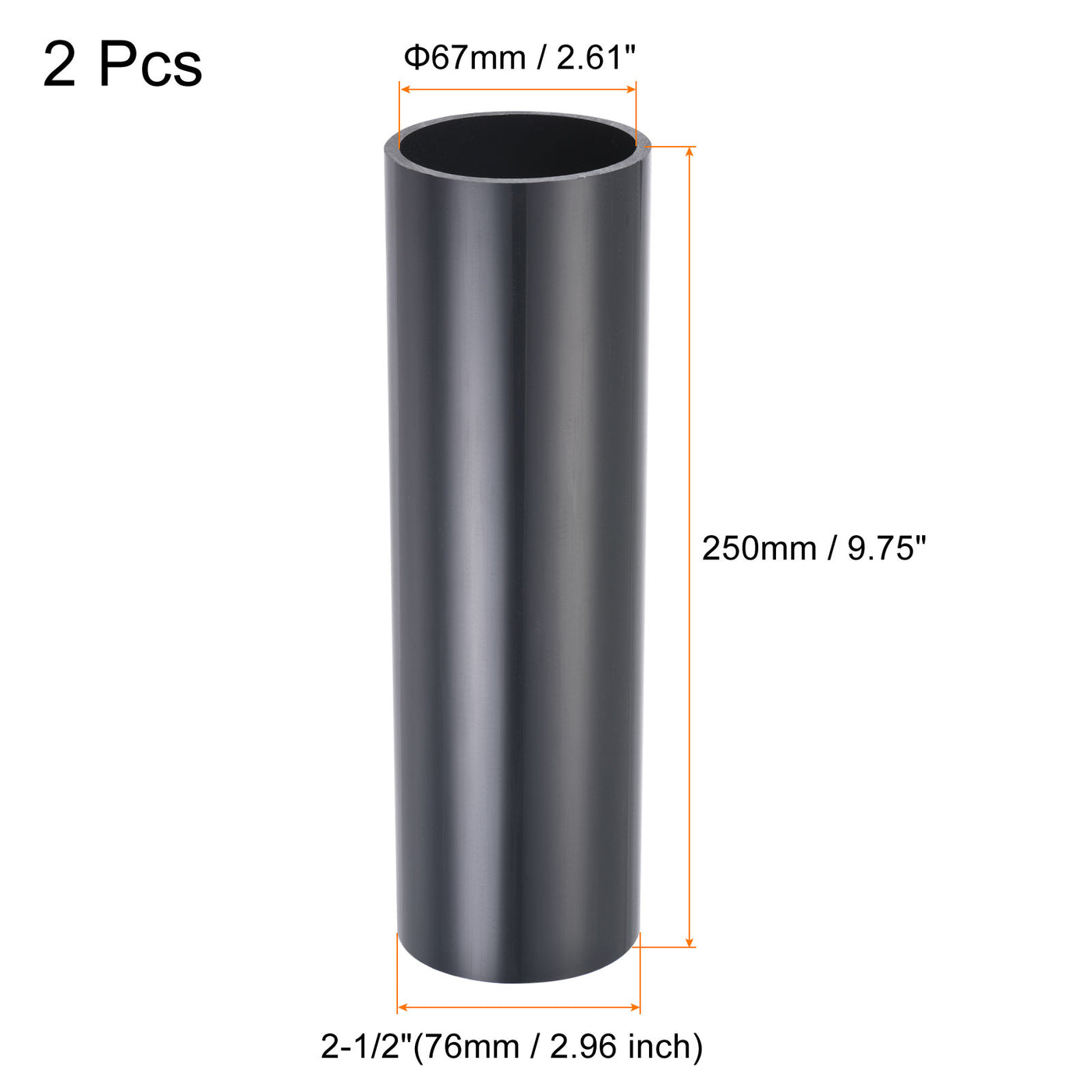 Harfington UPVC Pipe Fitting Straight Couplings Joints Connector