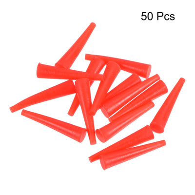 Harfington Silicone Rubber Taper Plug, Solid, for Powder Coating Laboratory Use