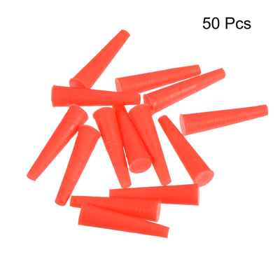 Harfington Silicone Rubber Taper Plug, Solid, for Powder Coating Laboratory Use