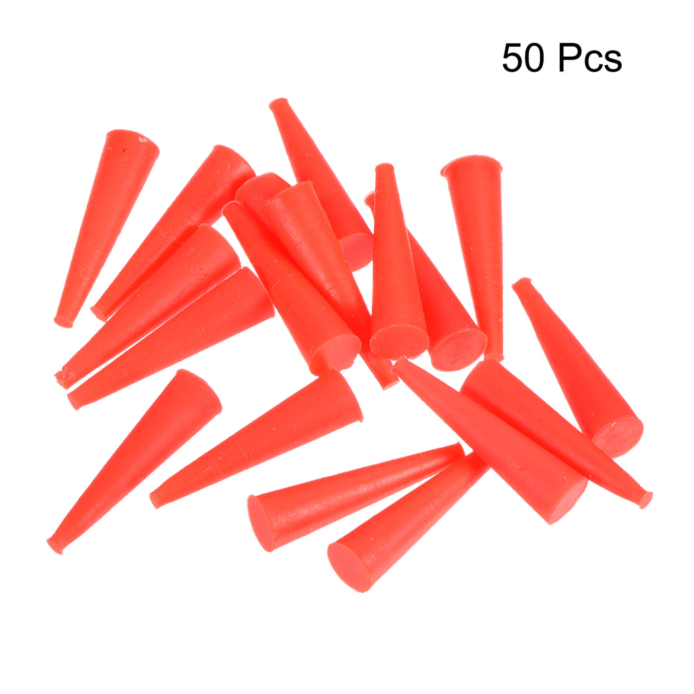 Harfington Silicone Rubber Taper Plug, Solid, for Powder Coating Laboratory Use