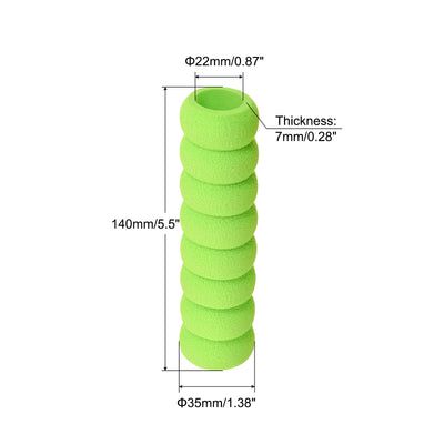 Harfington Door Handles Cover Nitrile Rubber Protector Spiral Sleeves