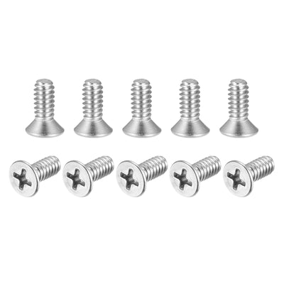 Harfington Flat Head Machine Screws Phillips 304 Stainless Steel Bolts