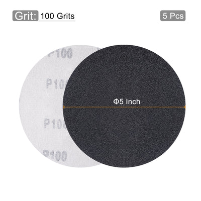 Harfington Sanding Disc Hook and Loop Silicon Carbide C-Weight Backing Sandpaper
