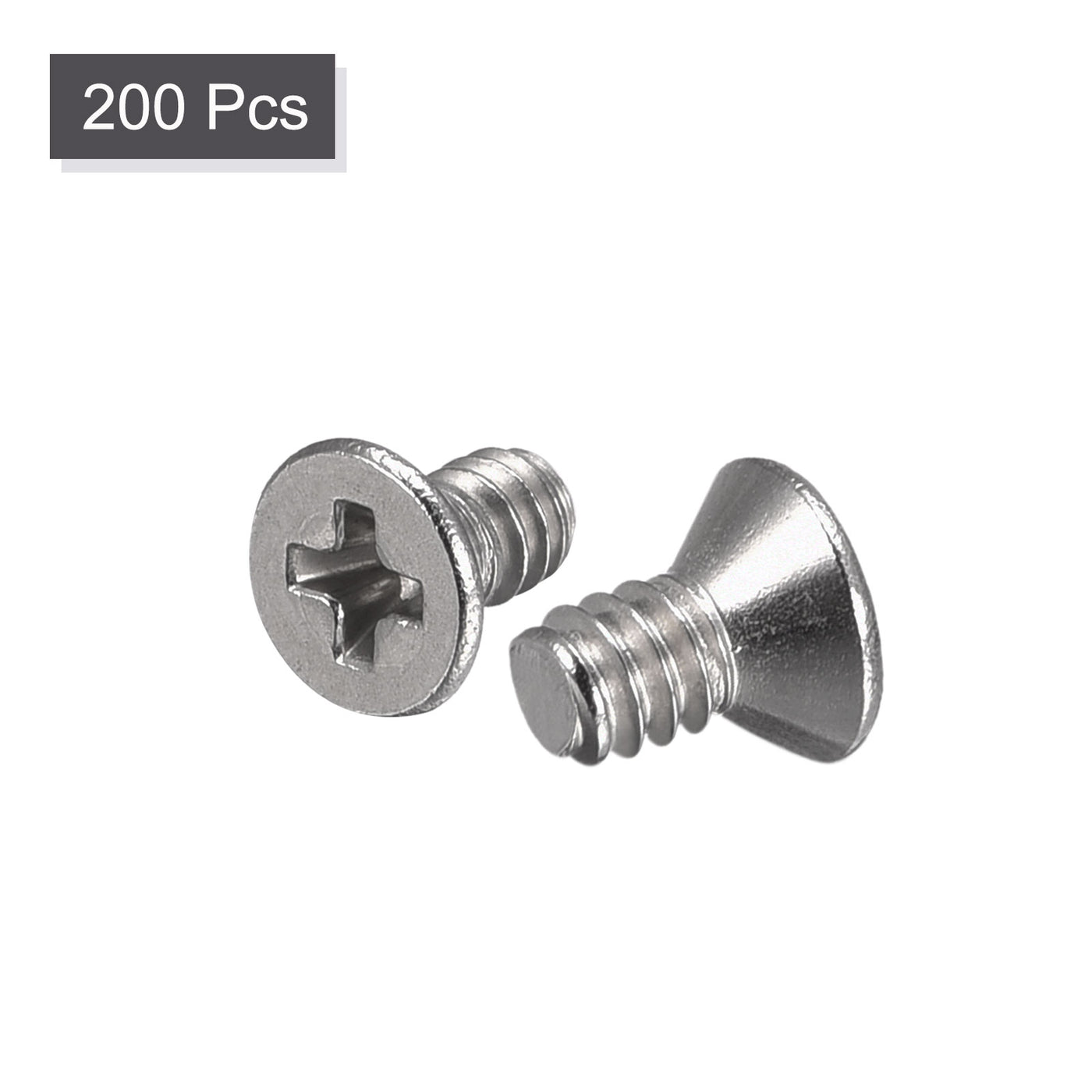 Harfington Flat Head Machine Screws Phillips 304 Stainless Steel Bolt,