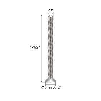 Harfington Flat Head Machine Screws Phillips 304 Stainless Steel Bolt,
