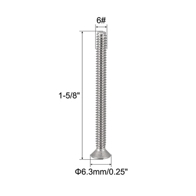 Harfington Flat Head, Machine Screws, Phillips 304 Stainless Steel Bolts,