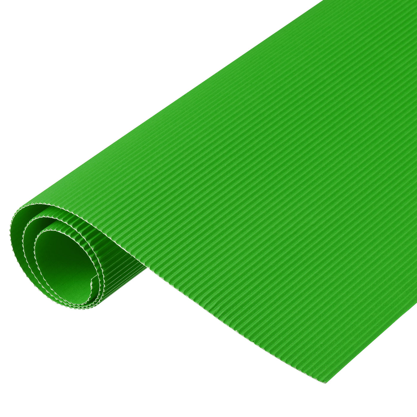 Harfington Corrugated Paper Sheets 5pcs 27-inch x 20-inch Light Green Cardboard