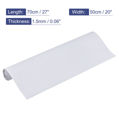 Harfington Corrugated Paper Sheets 5pcs 27-inch x 20-inch White Cardboard