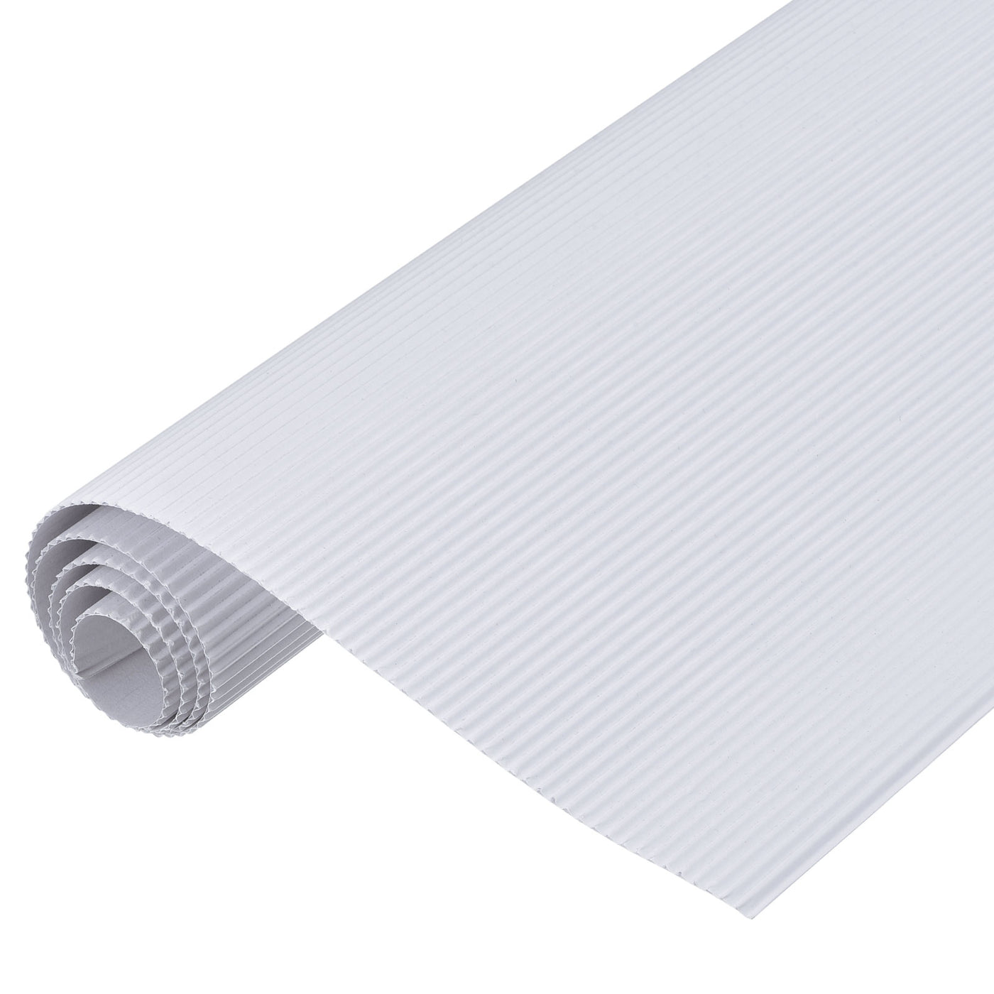 Harfington Corrugated Paper Sheets 5pcs 27-inch x 20-inch White Cardboard