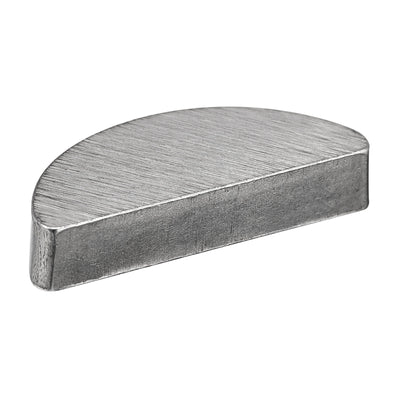 Harfington Uxcell Woodruff Keys, 10pcs Steel 6mm Width x 13mm Height x 32mm Diameter