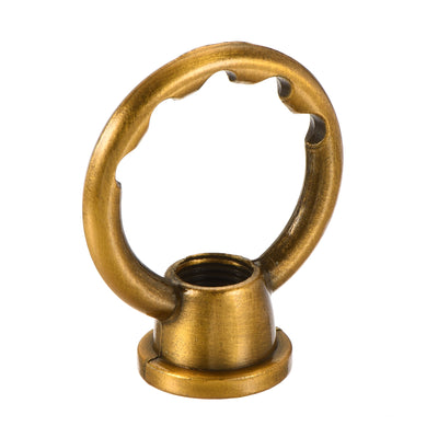 Harfington Eye Nut 10kg Max Load M10 Thread Ring Shape Female Loop for Hanging Lamp Chandelier, Gold Bronze