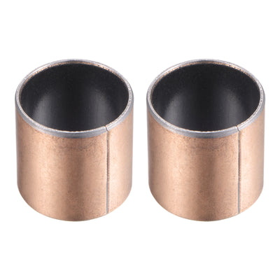 Harfington Uxcell Sleeve Bearing Bore Plain Bearings Wrapped Oilless Bushing