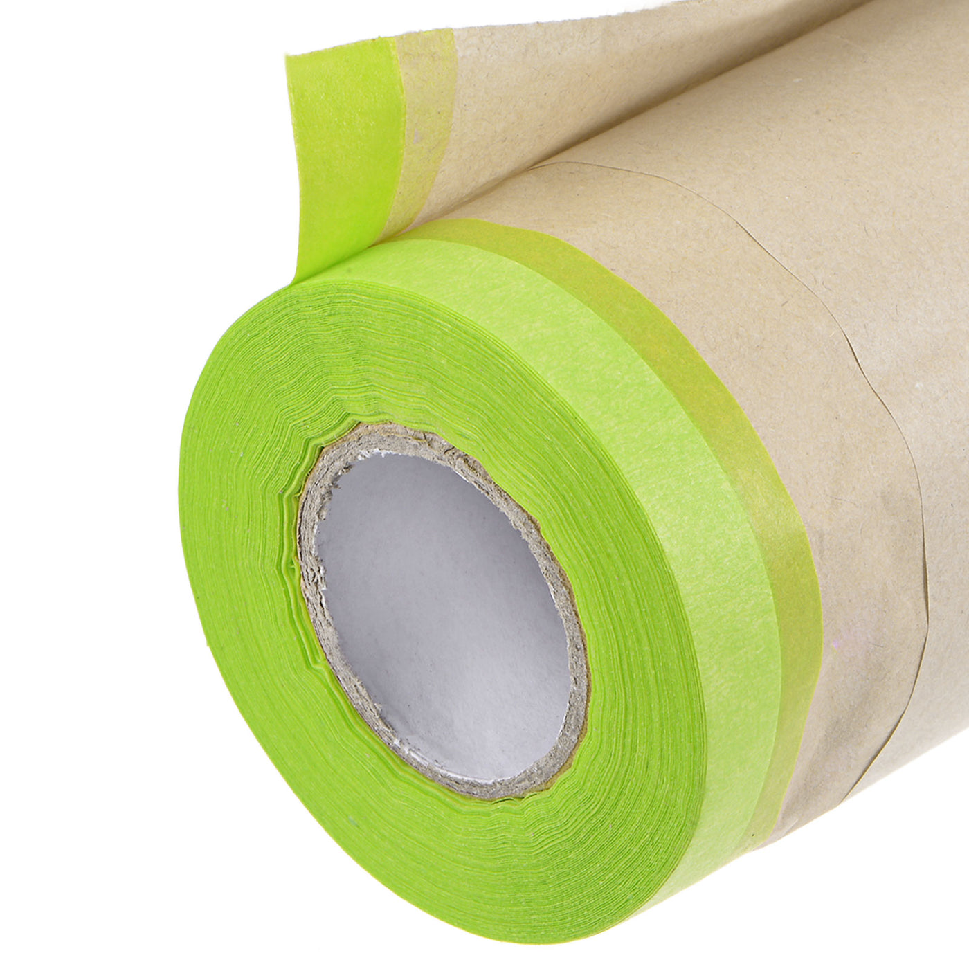 Harfington Pre-Taped Masking Film Brown Paper with Medium-Tack Tape