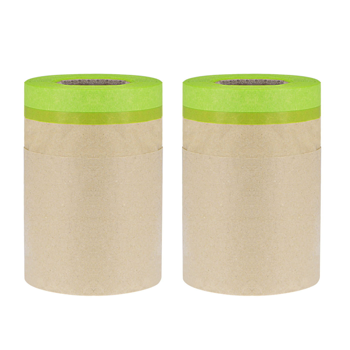 Harfington Pre-Taped Masking Film Brown Paper with Medium-Tack Tape