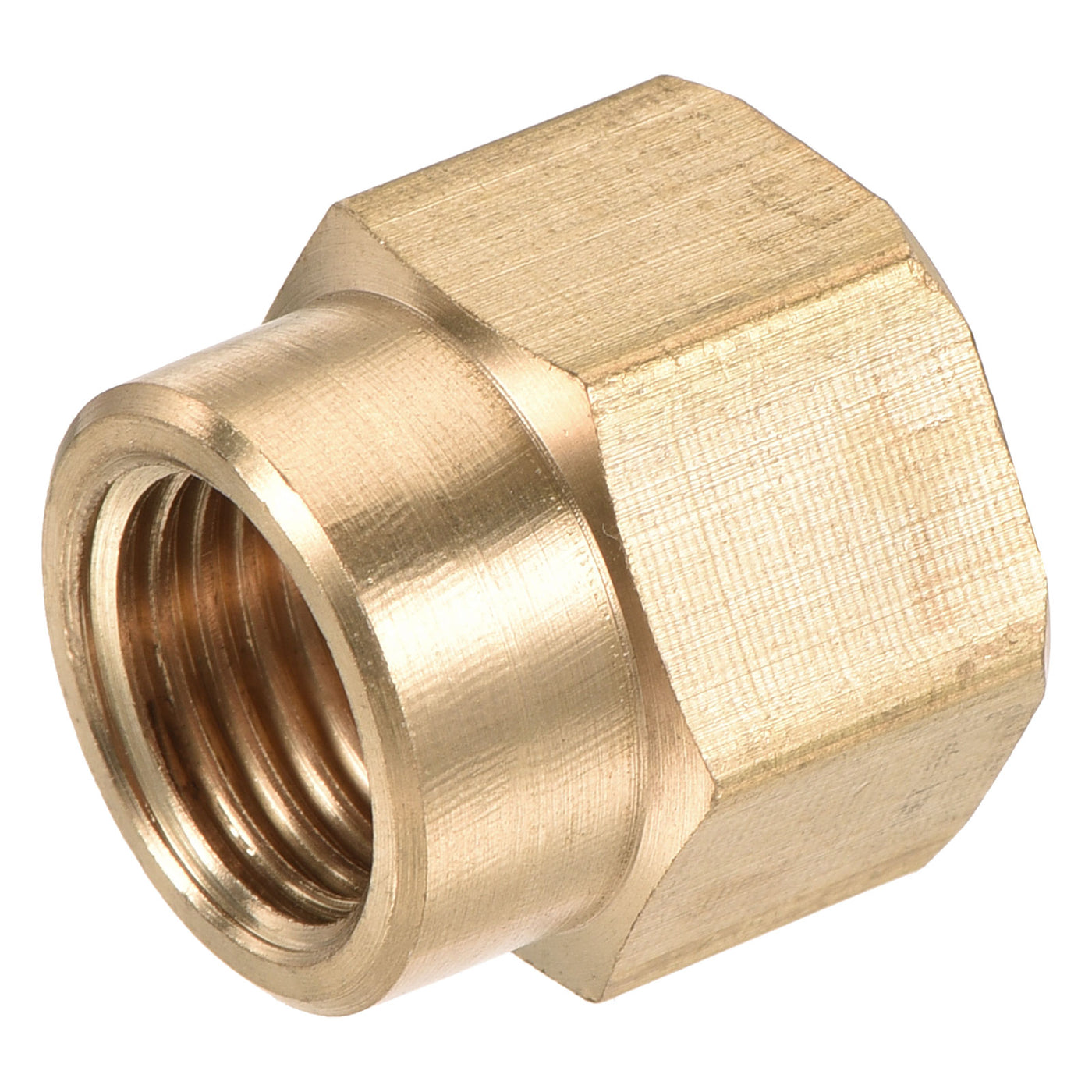 Harfington Brass Reducer Pipe Fitting G1/2 x G3/8 Female Thread Hex Coupling Connector Adapter
