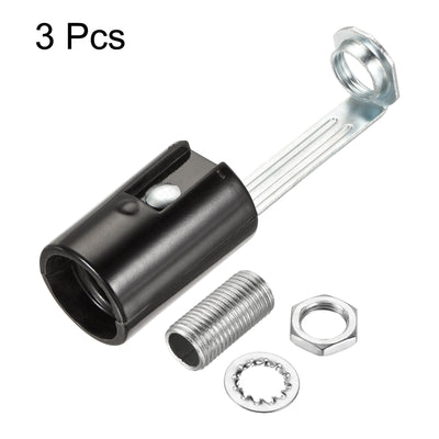 Harfington Lamp Socket, Candle Lamp Holders, Chandelier LED Bracket with Threaded for Bulb