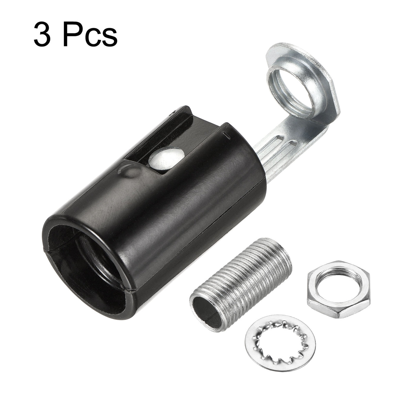 Harfington Lamp Socket, Candle Lamp Holders, Chandelier LED Bracket with Threaded for Bulb