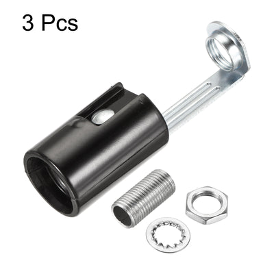 Harfington Lamp Socket, Candle Lamp Holders, Chandelier LED Bracket with Threaded for Bulb