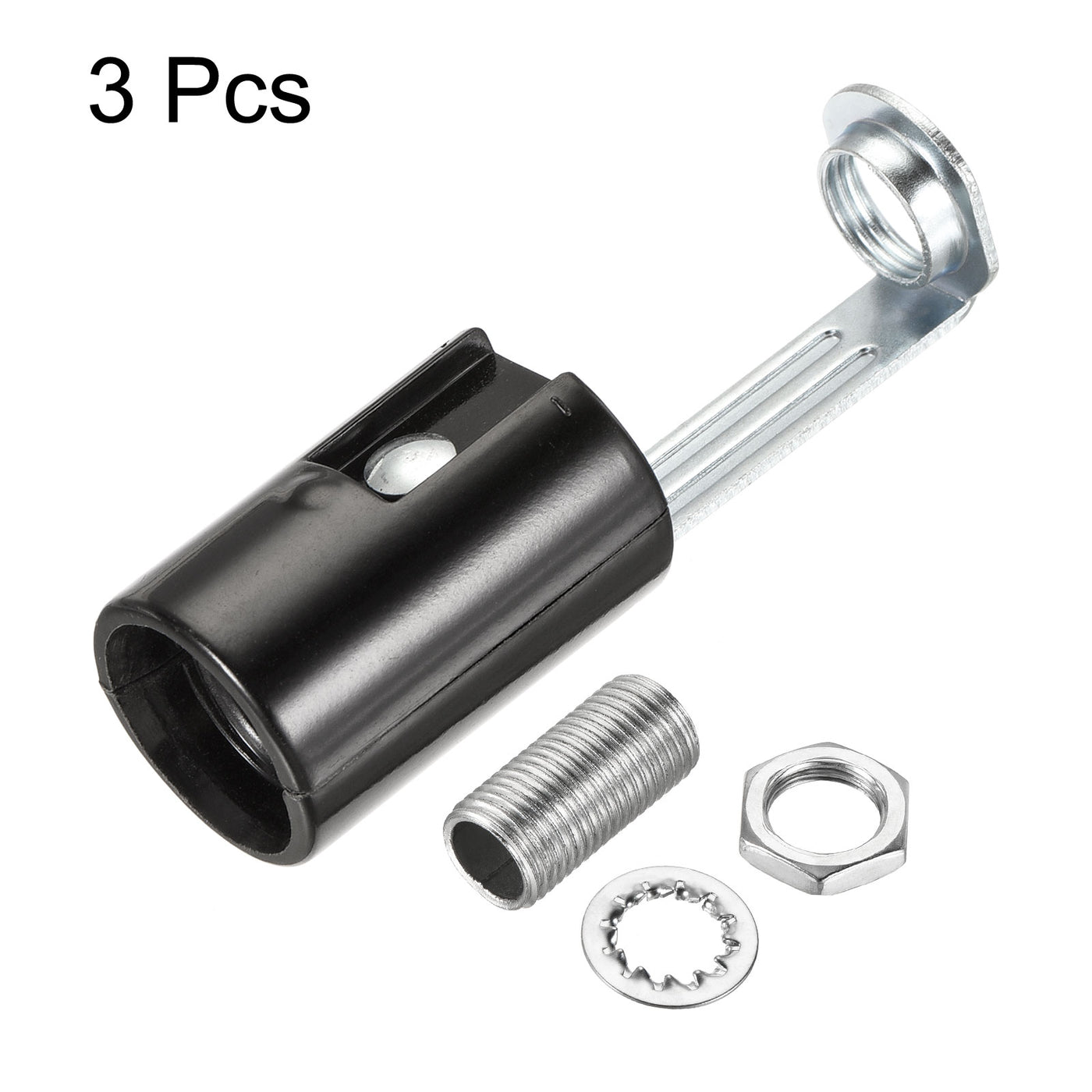 Harfington Lamp Socket, Candle Lamp Holders, Chandelier LED Bracket with Threaded for Bulb