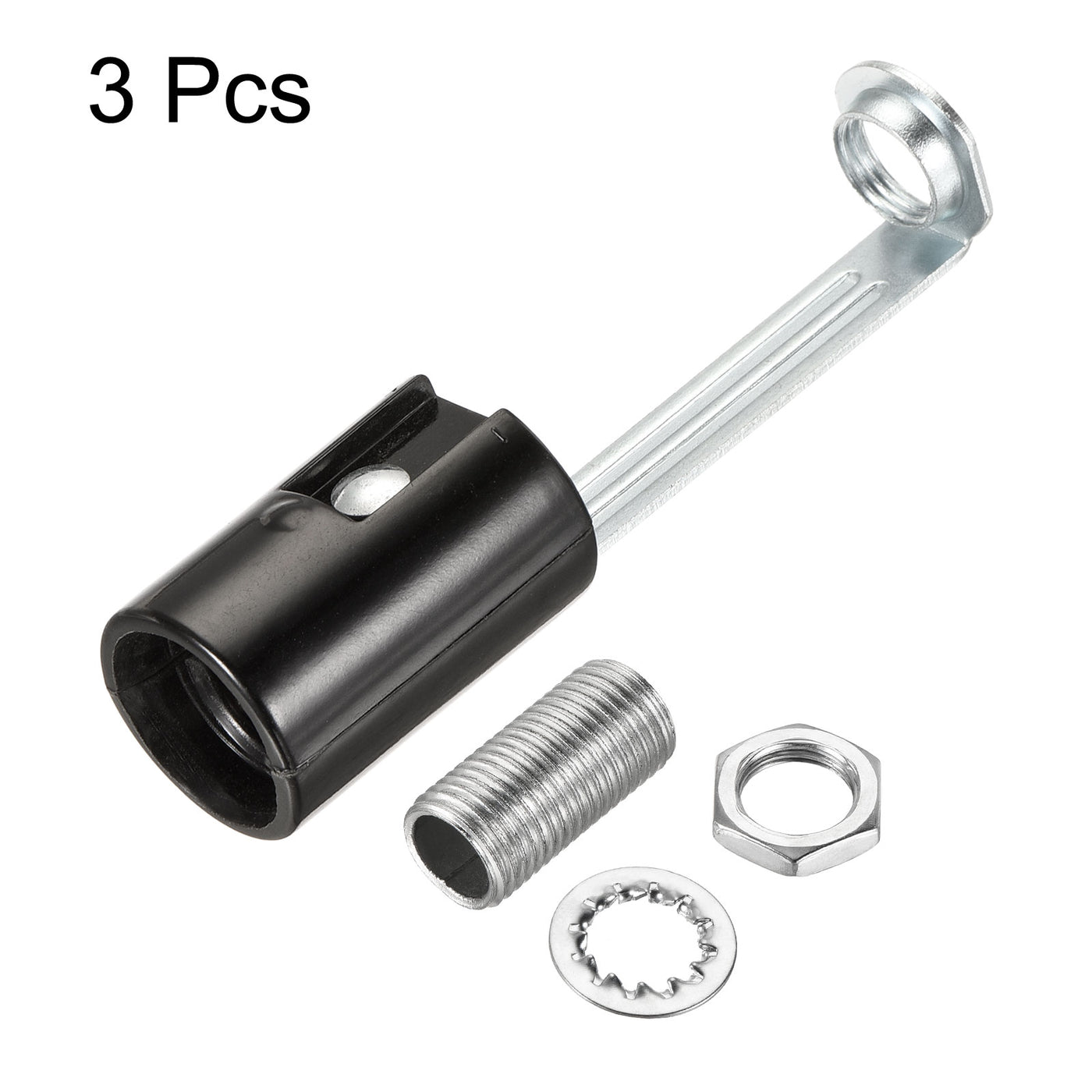 Harfington Lamp Socket, Candle Lamp Holders, Chandelier LED Bracket with Threaded for Bulb