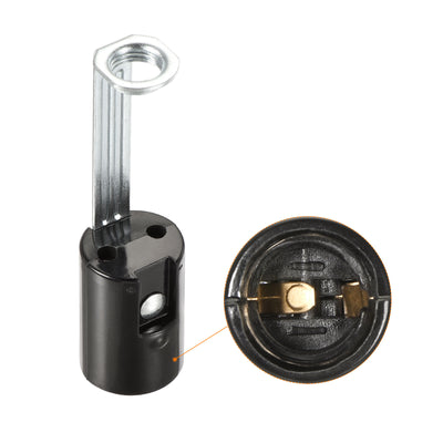 Harfington Lamp Socket, Candle Lamp Holders, Chandelier LED Bracket with Threaded for Bulb